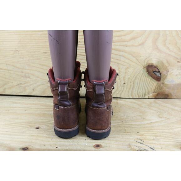 Keen Utility Boots Women 6M Brown Seattle Waterproof Steel Toe Work Gorpcore - Picture 4 of 9